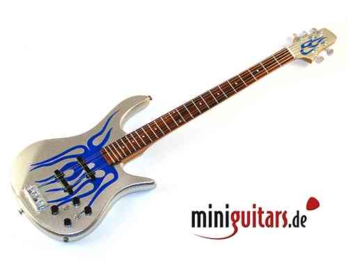 Metallic Blue Flame Bass